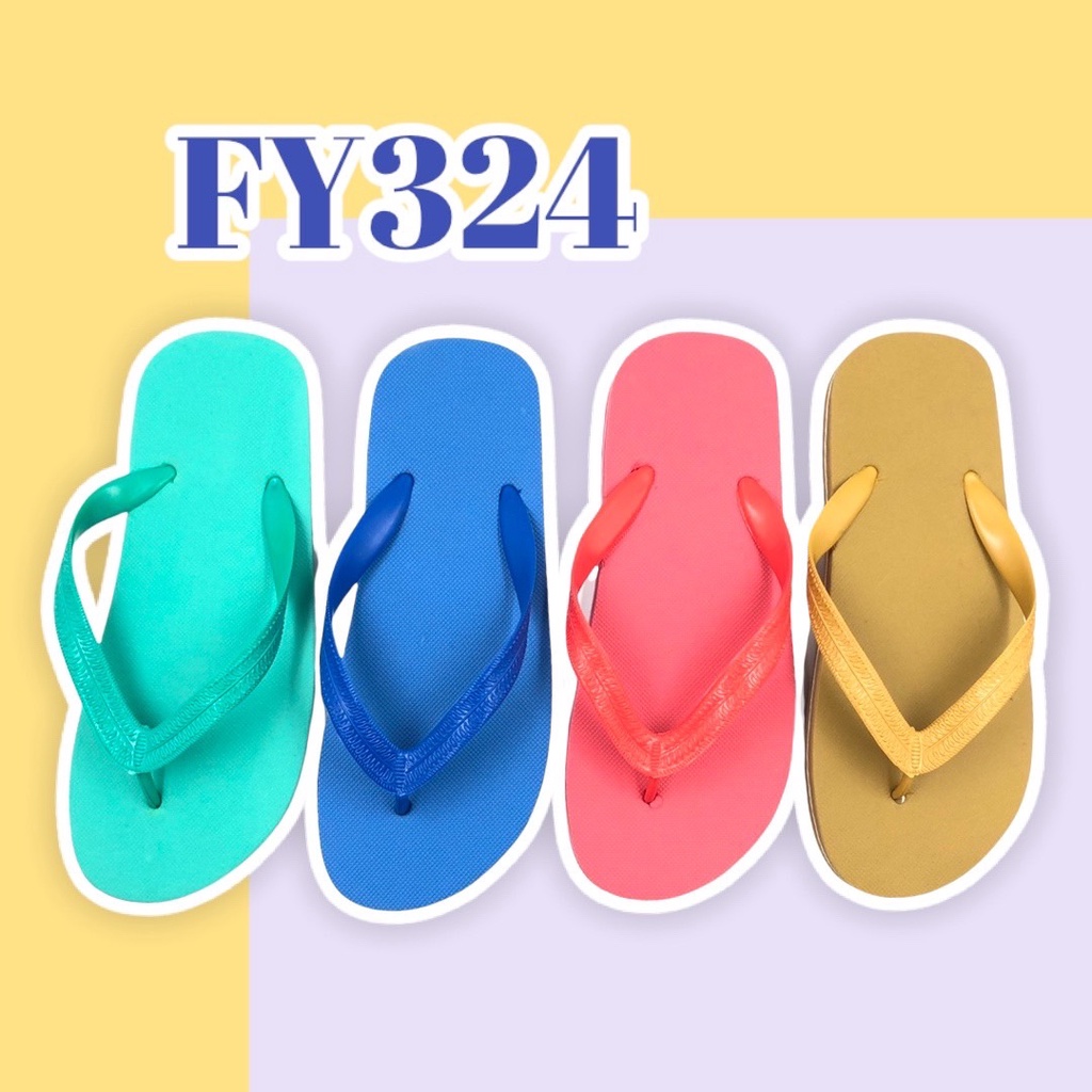 🔥ถูกสุด•ส่งไว•💯 รองเท้าแตะฟองน้ำ แบบหนีบ หมูเด้ง รุ่นT06-0010 / สีสัน รุ่น FY324 ใส่สบาย ทนทาน