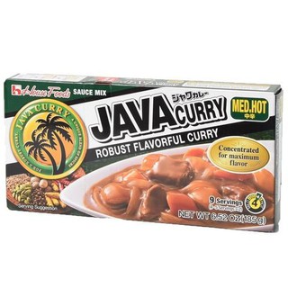 House Java Curry Medium Hot 185g  เฮาส์ชวาแกงกะหรี่เผ็ดปานกลาง 185 กรัม