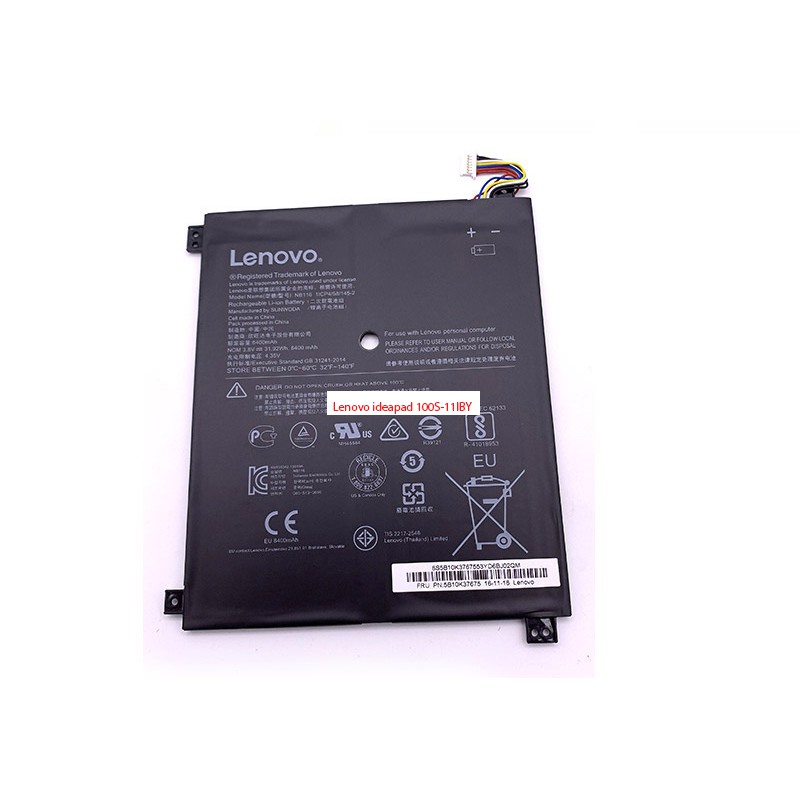 Lenovo ideapad 100S-11IBY NB116 5B10K37675 80R2 100S-80 R2 1ICP4 58145-2  notebook battery