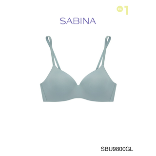 SABINA BRALESS เสื้อชั้นใน Invisible Wire (ไม่มีโครง) Seamless Fit รุ่น Pretty Perfect  รหัส SBU9800GL สีเขียวอ่อน