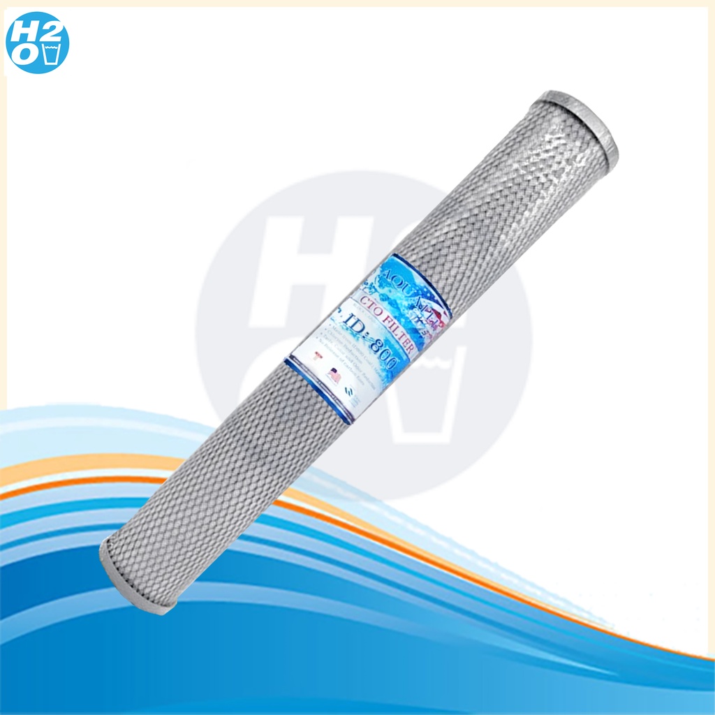 ไส้กรองตู้น้ำหยอดเหรียญ ไส้กรองคาร์บอน Carbon Block CTO ขนาด 20 นิ้ว ยี่ห้อ Hydromax Unipure AQUATEK รูปที่ 3