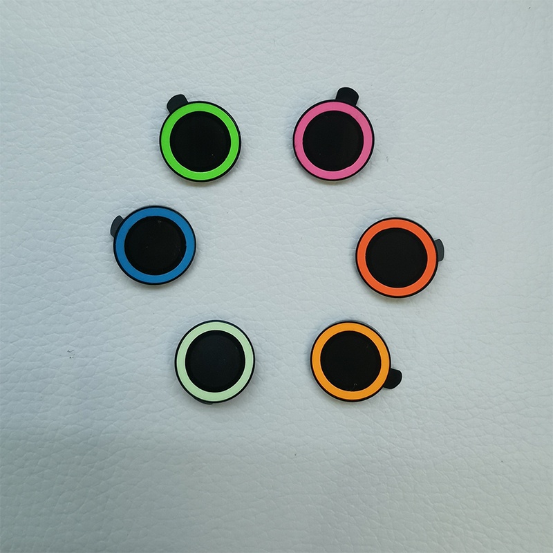 ตัวป้องกันกล้องส่องสว่างสําหรับ iPhone 16Promax 15 14 13 12 Pro Max 13 12 Mini แหวนโลหะฝาครอบกระจก iPhone 11 Pro Max ฝาครอบเลนส์กล้องหมวกป้องกัน - รูปที่ 5