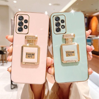 เคสโทรศัพท์มือถือ กันกระแทก ลายขวดน้ําหอม หรูหรา สําหรับ Samsung Galaxy A13 A73 A33 A23 A53