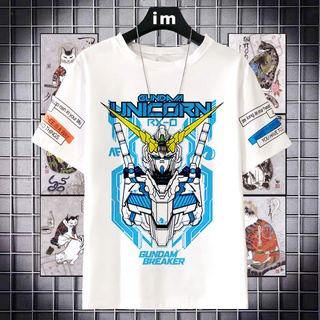 ▩Original Mobile Suit Gundam Gundam Series Zeon Comics อุปกรณ์ต่อพ่วง Self-made พิมพ์เสื้อยืดแขนสั้น