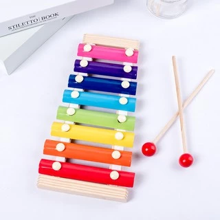 DTXmarket【ราคาขายส่ง】ระนาด ของเล่น ระนาดไม้ 8คีย์ ของเล่นไม้ เสริมพัฒนาการของเด็ก ของเล่นเด็ก