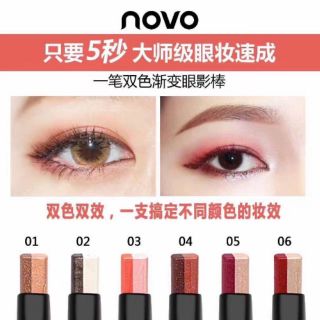 NOVO Color Eye Shadow Stick Double Color