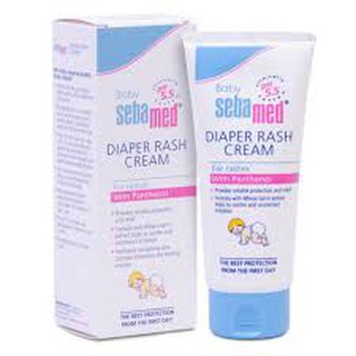 **หมดอายุ05/23 Sebamed Baby Diaper Rash Cream 50ml ซีบาเมด ไดเอเพอร์ แรช ครีม สำหรับ ผื่นผ้าอ้อม ผื่นคัน ระคายเคือง