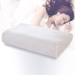 【บลูไดมอนด์】Soft Pillow Massager For Cervical Health Care Memory Foam Pillow Orthopedic Pillow Latex Neck Pillow Fiber S