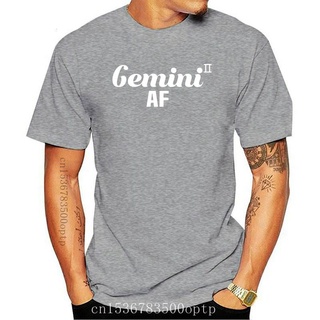 เสื้อยืดลําลอง ผ้าฝ้าย แขนสั้น พิมพ์ลาย Gemini AF 5 สี 33 MBhioo68LBliaf80สามารถปรับแต่งได้