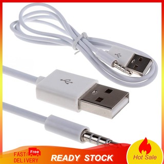 【OPPO】สายเคเบิล Usb 2.0 ตัวผู้ AUX 3.5 มม. แบบพกพา สําหรับรถยนต์ MP3/4 VC591 P12