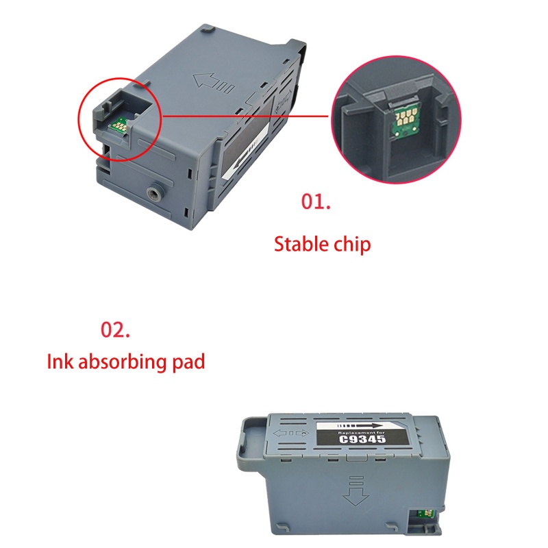 Exhila กล่องหมึกบํารุงรักษา C9345 สําหรับ Epson L15160 WF-7848 WF78 L15158 L15168 L15150 - รูปที่ 7