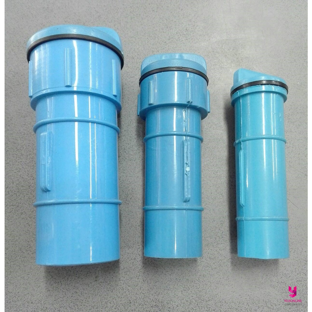 YOJI ONLINE ท่ออุดแทงค์ PVC โรงเล็ก พร้อมฝาปิด ท่ออุดแทงค์น้ำ ขนาด 3/4" , 1" , 1-1/2"