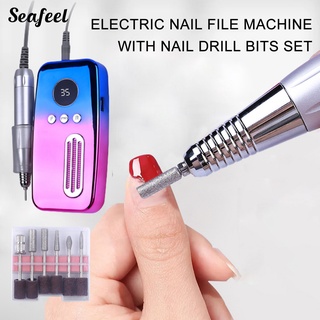 Seafeel_ ชุดตะไบเล็บไฟฟ้า 35000RPM เสียงเบา 1 ชุด