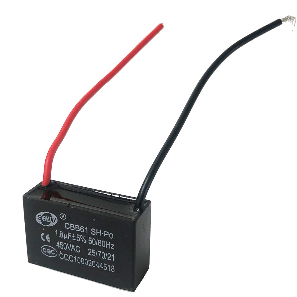 Senju คาปาซิเตอร์พัดลม Cพัดลม แคป ตัวประจุไฟฟ้า 450V CBB61 cap