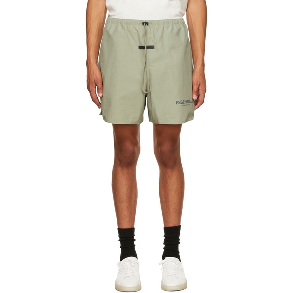 [ของแท้] Fear of God (FOG) Essentials Nylon shorts size S กางเกง volley