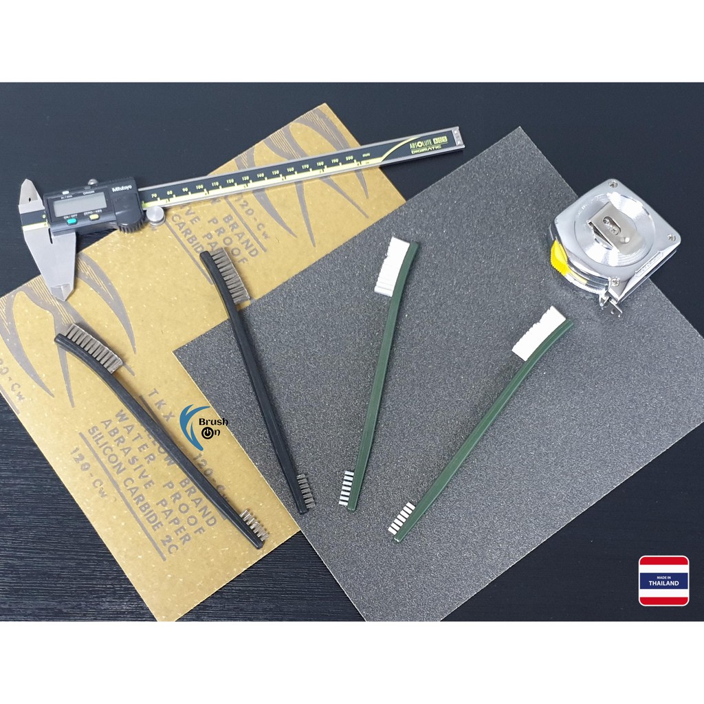 แปรงล้างปืน Double Sides Handle Brush แปรงขัดปืน ใช้ร่วมกับแส้ล้างลำกล้อง อุปกรณ์ทำความสะอาดปืน