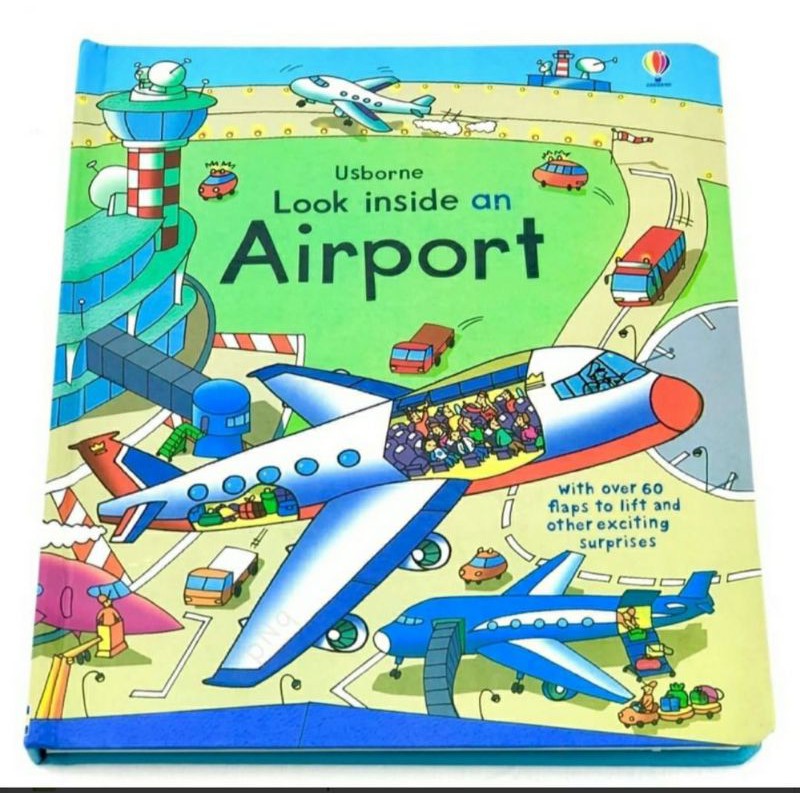 👍"Usborne Look Inside an Airport" จัดว่าเป็นหนังสือที่พูดถึงเรื่องเกี่ยวกับการบินครบถ้วนที่สุดเลยก็ว่าได้