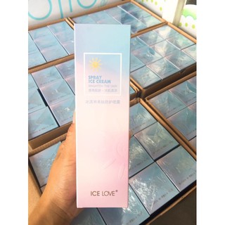 Spray ICE CREAM BRIGHTEN ❄️THE SKIN สเปรย์กันแดด ☀️ขวดนางน่ารักมากกก