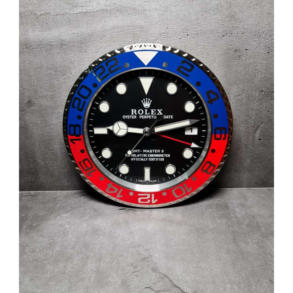 นาฬิกาแขวนผนัง Sultan ROLEX GMT MASTER II PEPSI DIAMETER ขนาด 34 ซม.