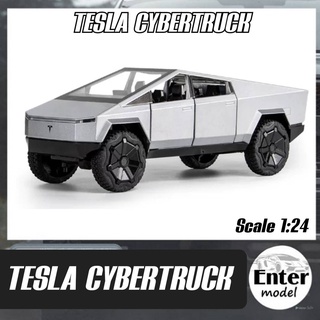 โมเดลรถ​ รถกระบะ​ TESLA CYBER TRUCK ใหม่ล่าสุด สเกล 1:24 คันใหญ่ เปิด​ได้​หลา​ยจุด มีเสียง​มีไฟ​ พร้อมส่ง