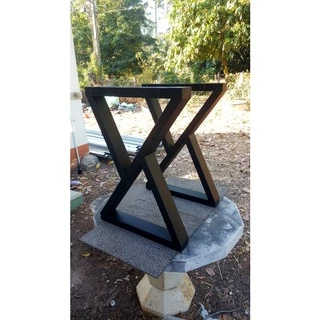 MPT2Wood-Steel ขาโต๊ะเหล็ก ทรงกิ่งไม้ มีหลายขนาด 1คู่ (2ขา) สีดำด้าน ขาเหล็กทำโต๊ะ สไตล์โมเดิร์นล๊อฟท์ แข็งแรง ทนทาน
