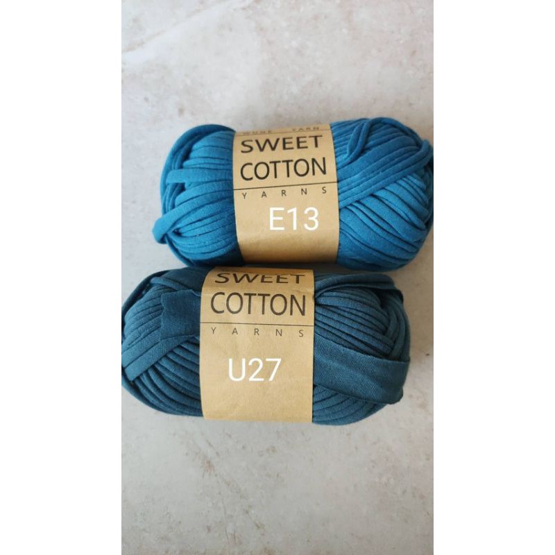 ไหมผ้ายืด Sweet Cotton 100กรัม T-shirt yarn มี 45สี