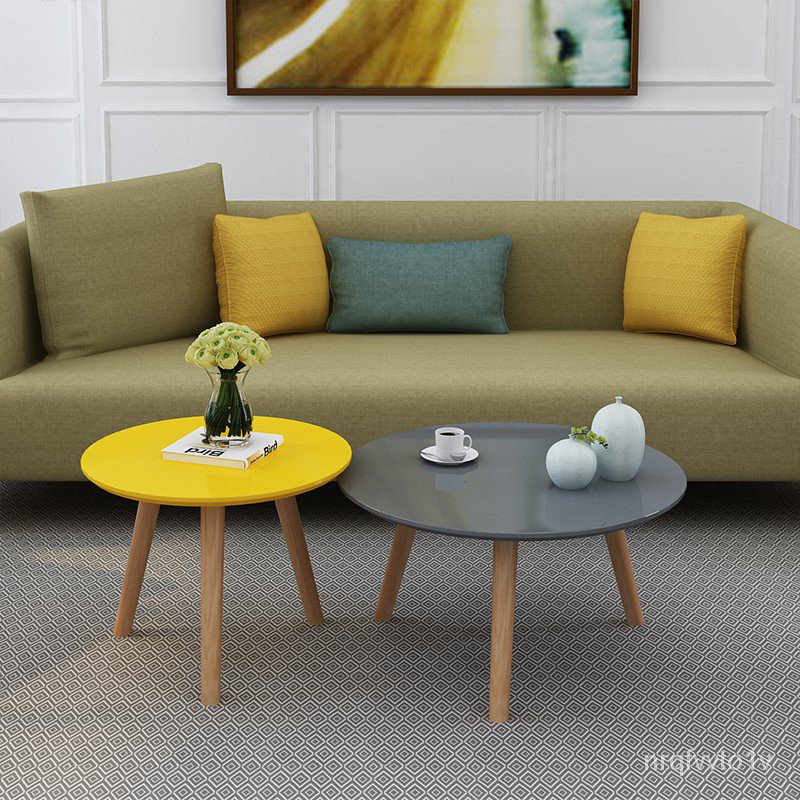 Side table creative corner table luxury iron coffee table living room ...