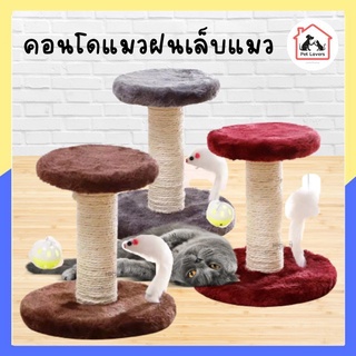 คอนโดแมวฝนเล็บแมว ที่ลับเล็บแมว คอนโดแมว ที่ฝนเล็บแมว ของเล่นแมว Cat climbing frame