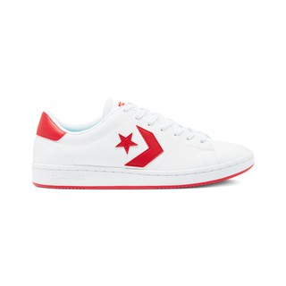 [สินค้าลิขสิทธิ์] CONS Converse All - Court Leather Ox White/University Red/Bold Citron // รองเท้าคอนเวิร์สแท้ คอนเวิร์ส