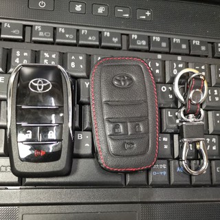 ซองหนังกุญแจ​พับ​TOYOTA​ทรงสมาร์ท​คีย์​อย่างดี