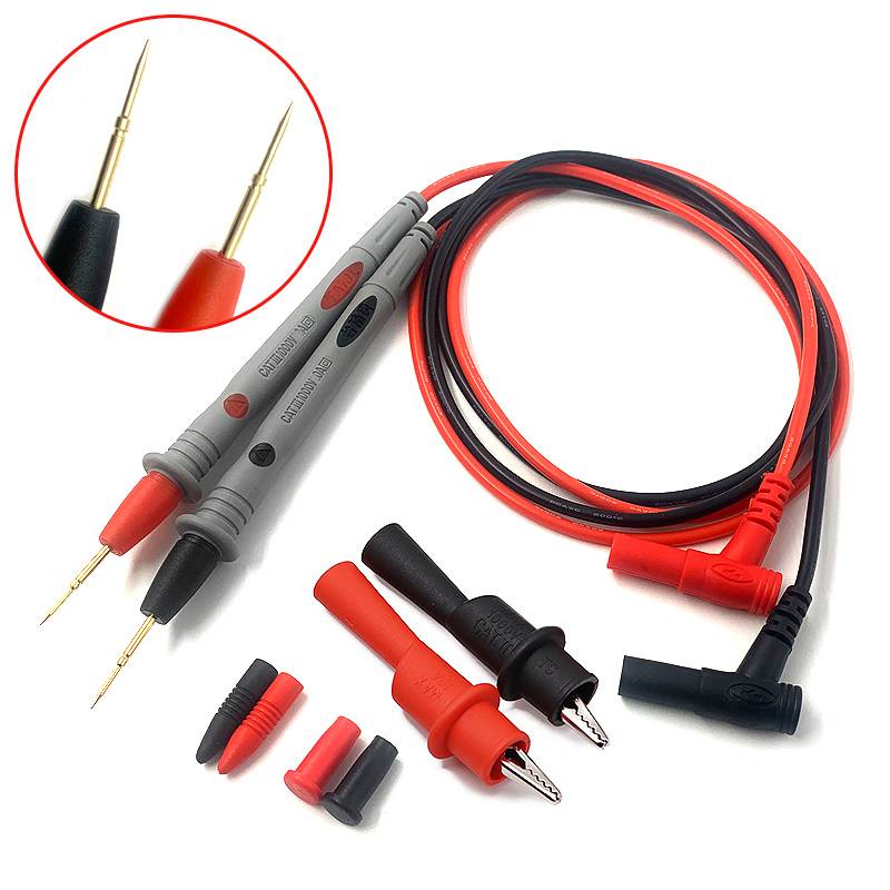 มัลติมิเตอร์ทดสอบตะกั่ว Universal สาย AC DC 1000V 20A 10A CAT III วัด Probes ปากกาสําหรับ Multi-Meter เครื่องทดสอบเคล็ดลับลวด