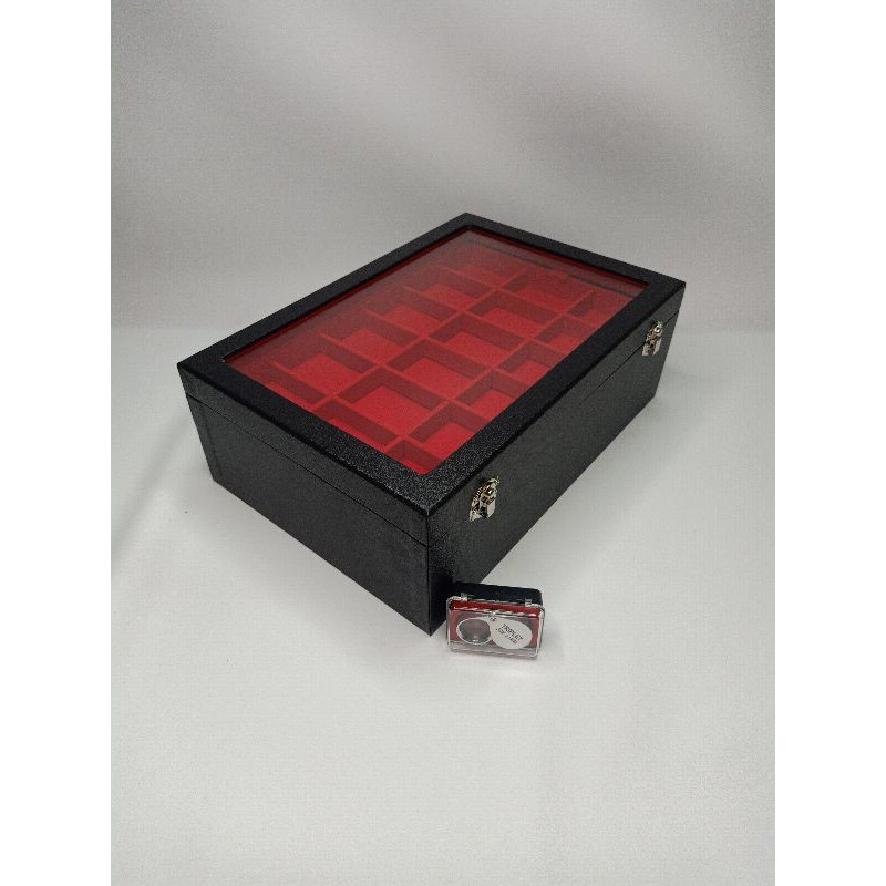 กล่องใส่พระ3ชั้น54องค์(ดำในแดง.ฝากระจก.ใส)#โปรฯแถมฟรีๆกล้องส่องพระ.มูลค่า199฿ทันที - รูปที่ 6