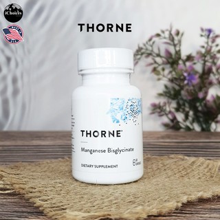 แมงกานีส Thorne Research® Manganese Bisglycinate 60 Capsules