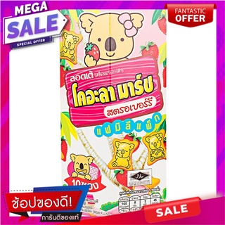 ลอตเต้โคอะลามาร์ชสตรอเบอร์รี่แฟมิลี่ 195กรัม Lotte Koala Marsh Strawberry Family 195g.