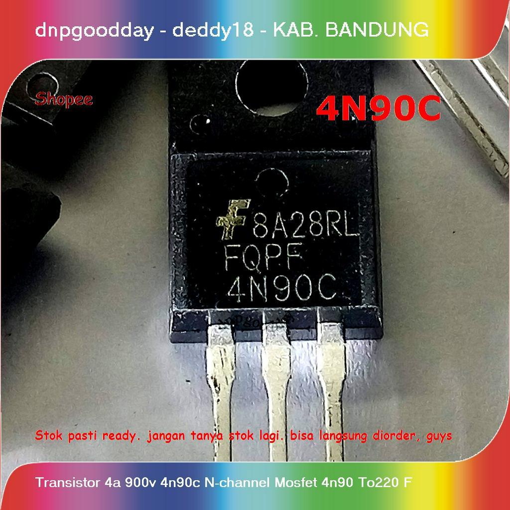 ทรานซิสเตอร์ 4a 900v 4n90c N-channel Mosfet 4n90