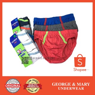 【1แถม1】(3 ชิ้น) แท้ 100% GEORGE KIDS Brief 3in1 กางเกงในชาย ผ้านุ่มใส่สบาย ไม่อึดอัด ระบายอากาศได้ดี