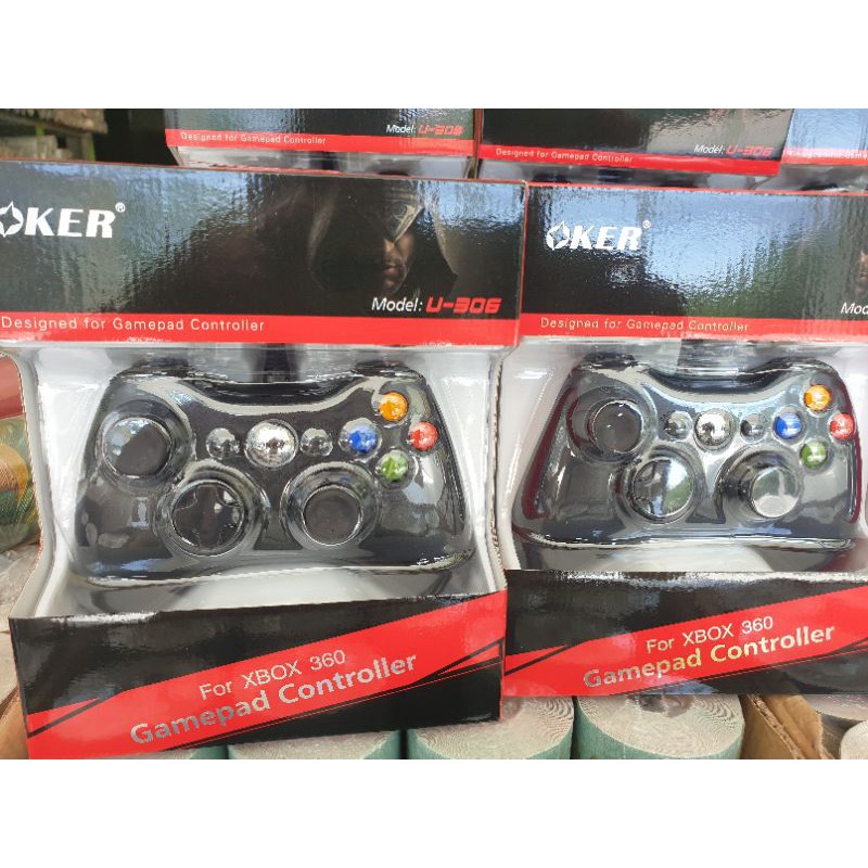 OKER U-306 Xbox 360 Gamepad Controller (จอยเกมมิ่ง) (สำหรับ PC/Xbox)