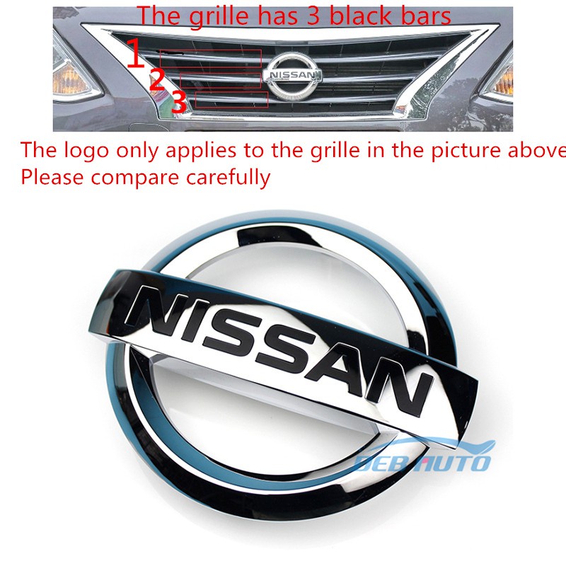 ป้ายตะแกรงด้านหน้า Mark/Logo Nissan Almera N17 2014-2019 NISSAN JUKE TEANA L33 ชิ้นส่วนโรงงานดั้งเดิ