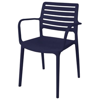 Chair table PLASTIC CHAIR PIONEER PNG9172 CHARCOAL Outdoor furniture Garden decoration accessories โต๊ะ เก้าอี้ เก้าอี้พ