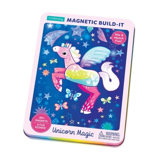 ชุดของเล่นกล่องแม่เหล็กแต่งตัวยูนิคอร์นนำเข้าจากแบรนด์ Mudpuppy (Unicorn Magic Magnetic Build-it)