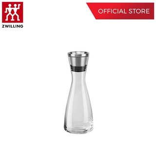 ZWILLING ขวดแก้ว Carafe พร้อมฝาสแตนเลสสตีลที่สามารถรินได้  1ลิตร สีใส  N36300806