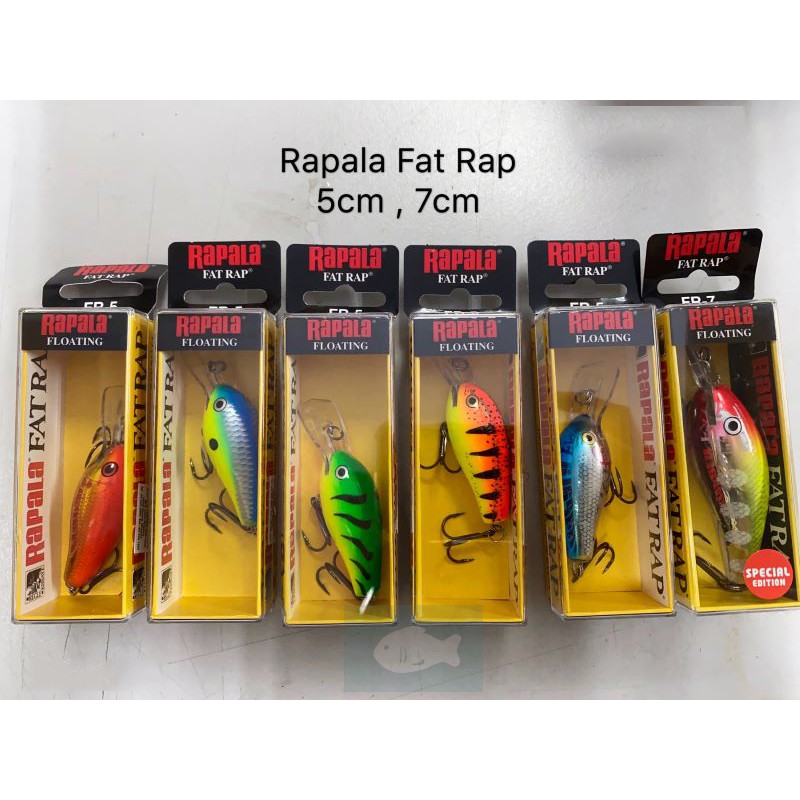 Rapala Fat Rap 5cm, 7cm (FR05, FR07) ลอยตัว