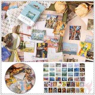 ❉ Famous Painting Sealing สติ๊กเกอร์ ❉ 45Pcs/Box DIY Diary Scrapbooking Decals สติ๊กเกอร์