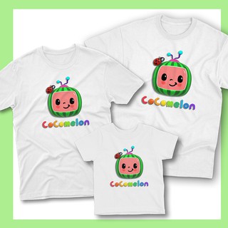 เสื้อครอบครัว cocomelon เสื้อลายยูทูป การ์ตูนเด็ก