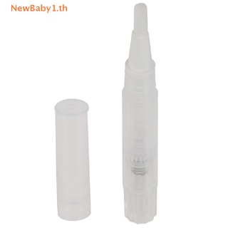 BABYONE 1.5ml Travel Empty Twist Pen With Brush Cosmetic Container Nail Oil Lip Balm Tub TH