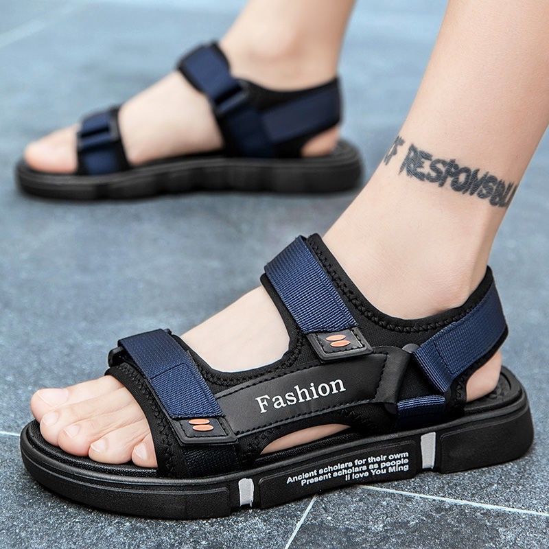 ♤Sandal Men 2021 New Summer Casual Fashion Outdoor Wear Vietnam Beach ...