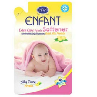 [ ขายยกลัง ] ผลิตภัณฑ์ปรับผ้านุ่มเด็ก Enfant Extra Care Fabric Softener 12 ถุง