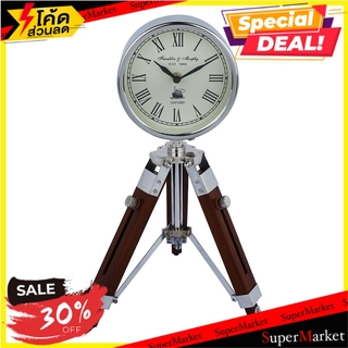 นาฬิกา HOME L&amp;S WOODEN WOTS247/5 5 นิ้ว สีเงิน นาฬิกา TABLE CLOCK HOME L&amp;S WOODEN WOTS247/5 5” SILVER