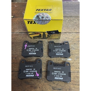 ผ้าเบรคหลังแท้ Merzedes-benz 190E (W201) W202 W124 C124 ยี่ห้อTAXTAR 206870320 ผลิตจากประเทศเยอรมัน