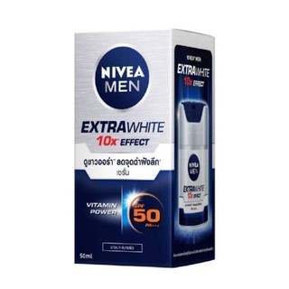 Nivea Men นีเวีย เมน เอ็กซ์ตร้า ไวท์ เซรั่ม SPF50 ขนาด 50มล.